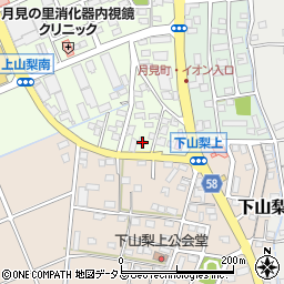 静岡県袋井市上山梨226周辺の地図