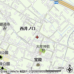 兵庫県加古川市東神吉町西井ノ口165周辺の地図