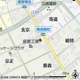 セブンイレブン豊橋横須賀町店周辺の地図