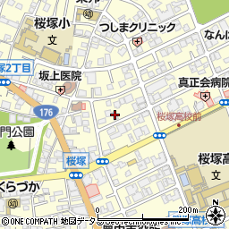 メゾン北桜塚周辺の地図