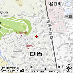 兵庫県宝塚市仁川台229周辺の地図