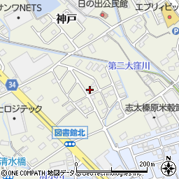 静岡県榛原郡吉田町神戸346-24周辺の地図
