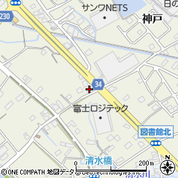 静岡県榛原郡吉田町神戸2267周辺の地図