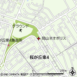 岡山県赤磐市桜が丘東4丁目4-152周辺の地図