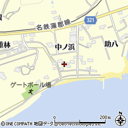 愛知県西尾市東幡豆町中ノ浜53周辺の地図