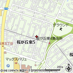 岡山県赤磐市桜が丘東5丁目5-76周辺の地図