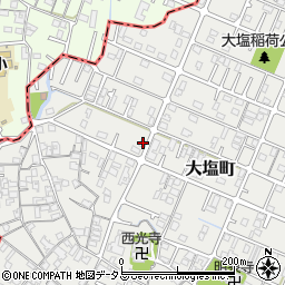 兵庫県姫路市大塩町71周辺の地図