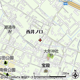 兵庫県加古川市東神吉町西井ノ口492周辺の地図