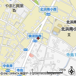静岡県浜松市浜名区横須賀3周辺の地図