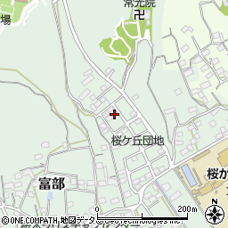 静岡県掛川市富部583-14周辺の地図