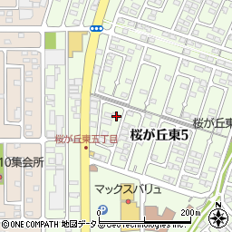 岡山県赤磐市桜が丘東5丁目5-193周辺の地図