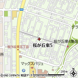 岡山県赤磐市桜が丘東5丁目5周辺の地図