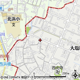 兵庫県姫路市大塩町95周辺の地図