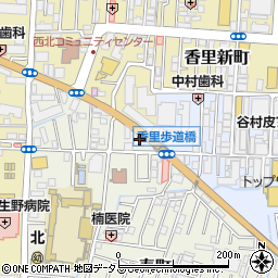 近畿産業信用組合香里支店周辺の地図