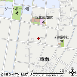 静岡県浜松市浜名区竜南73周辺の地図