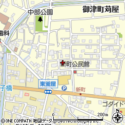 兵庫県たつの市御津町苅屋447周辺の地図