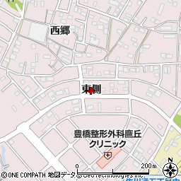 愛知県豊橋市牛川町（東側）周辺の地図