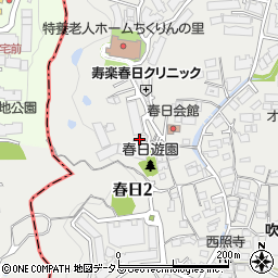 サンヴェール千里緑地公園２号棟周辺の地図