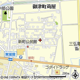 兵庫県たつの市御津町苅屋431周辺の地図