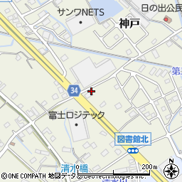 静岡県榛原郡吉田町神戸410周辺の地図