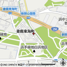 兵庫県姫路市飾磨区妻鹿東海町59周辺の地図