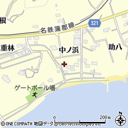愛知県西尾市東幡豆町中ノ浜45周辺の地図