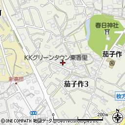 ＫＫグリーンタウン東香里Ｃ棟周辺の地図