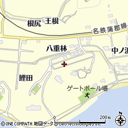 愛知県西尾市東幡豆町浜ノ山4周辺の地図