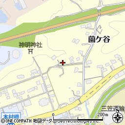 静岡県掛川市薗ケ谷周辺の地図