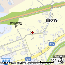 静岡県掛川市薗ケ谷周辺の地図