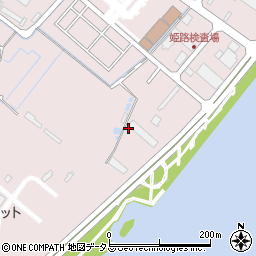 兵庫県姫路市飾磨区中島3208周辺の地図