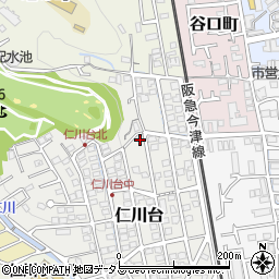 兵庫県宝塚市仁川台230周辺の地図