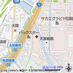 大阪府寝屋川市太間東町11-30周辺の地図