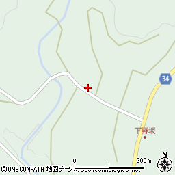 島根県浜田市弥栄町野坂399周辺の地図