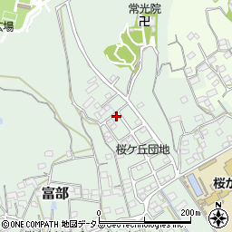 静岡県掛川市富部583-15周辺の地図