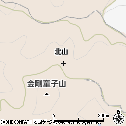 兵庫県神戸市北区山田町下谷上北山周辺の地図