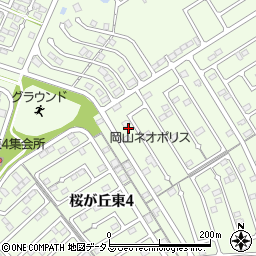 岡山県赤磐市桜が丘東4丁目4-136周辺の地図