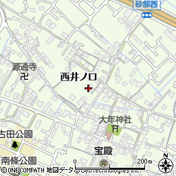 兵庫県加古川市東神吉町西井ノ口481周辺の地図