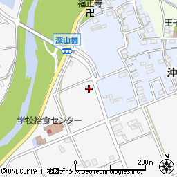静岡県袋井市深見95-4周辺の地図