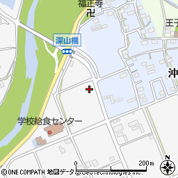 静岡県袋井市深見95周辺の地図