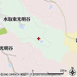 京都府京田辺市水取東光明谷59周辺の地図