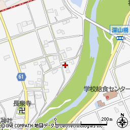 静岡県袋井市深見1670周辺の地図
