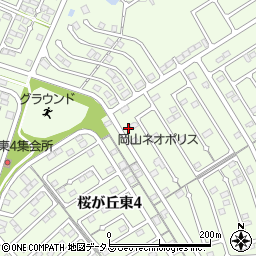 岡山県赤磐市桜が丘東4丁目4-139周辺の地図