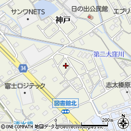 静岡県榛原郡吉田町神戸378-12周辺の地図