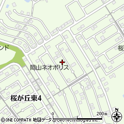 岡山県赤磐市桜が丘東4丁目4-522周辺の地図