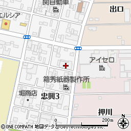 横山興業株式会社周辺の地図