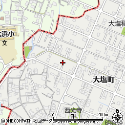 兵庫県姫路市大塩町69周辺の地図