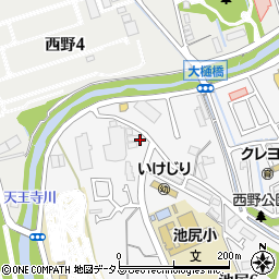 兵庫県伊丹市池尻7丁目136-1周辺の地図