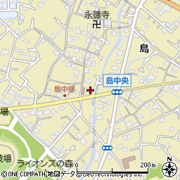 兵庫県高砂市米田町島277-4周辺の地図