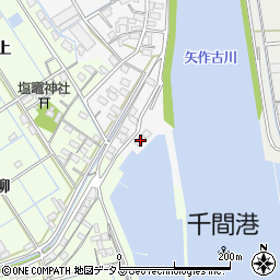 愛知県西尾市一色町松木島下汐田209周辺の地図